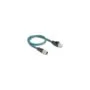 Delock M12 Adapterkabel X-kodiert 8 Pin Stecker zu RJ45 Stecker 50 cm