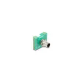 Delock M12 Übergabemodul Adapter A-kodiert 17 Pin Stecker zu 18 Pin Terminalblock zum Einbau