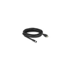 Delock M12 Kabel A-kodiert 17 Pin Buchse zu HDMI Stecker 5 m schwarz