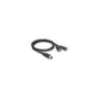 Delock M12 Kabel A-kodiert 8 Pin Buchse zu 2 x USB 2.0 Typ-A Buchse 1 m schwarz