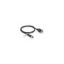 Delock M12 Kabel A-kodiert 8 Pin Buchse zu RJ45 Buchse zum Einbau Cat.5e FTP 1 m schwarz
