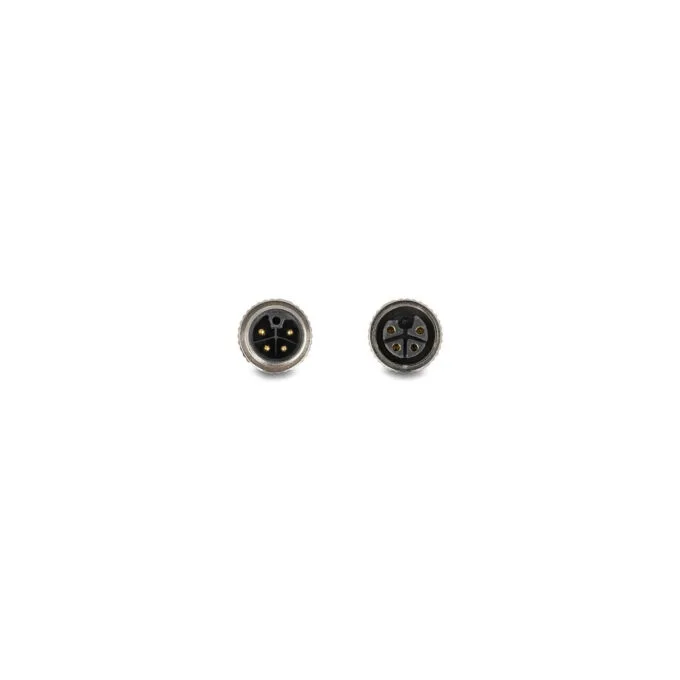 Delock M12 Kabel L-kodiert 4 Pin Stecker zu Buchse PUR schleppkettentauglich 1 m schwarz — image 3