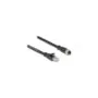 Delock M12 Kabel X-kodiert 8 Pin Buchse zu RJ45 Stecker Cat.5e S FTP flexibel 5 m schwarz
