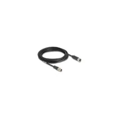 Delock M12 Kabel X-kodiert 8 Pin Stecker zu Buchse PVC 5 m