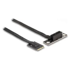 Delock M.2 Key A+E zu PCIe x1 NVMe Adapter gewinkelt mit 20 cm Kabel