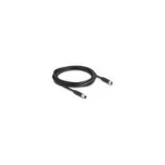 Delock M8 A-kodiert 3 Pin Kabel Stecker zu Buchse PUR (TPU) 3 m