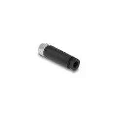 Delock M8 Steckverbinder A-kodiert 4 Pin Buchse zur Montage mit Schraubanschluss