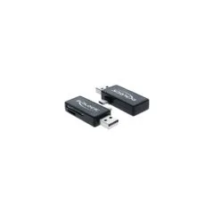 Delock Micro USB OTG Card Reader + USB A Stecker