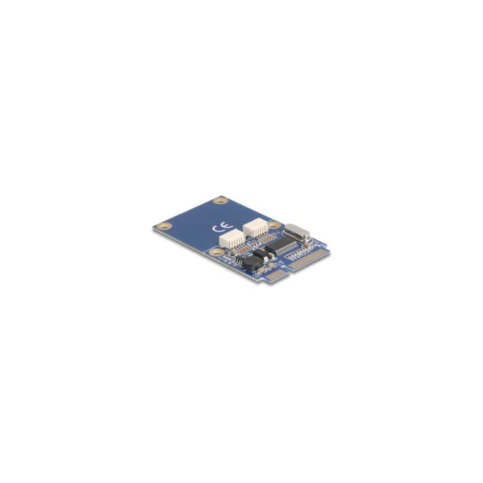Delock Mini PCIe Adapter full size zu 2 x USB 2.0 Typ-A Buchse 30 cm — image 2