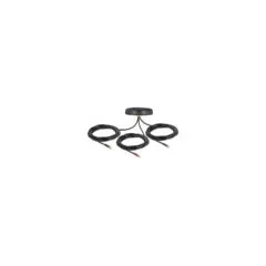 DELOCK Multiband LTE UMTS GSM GNSS Antenne 3xSMA Stecker omnidirektional Dachmontage schwarz outdoor
