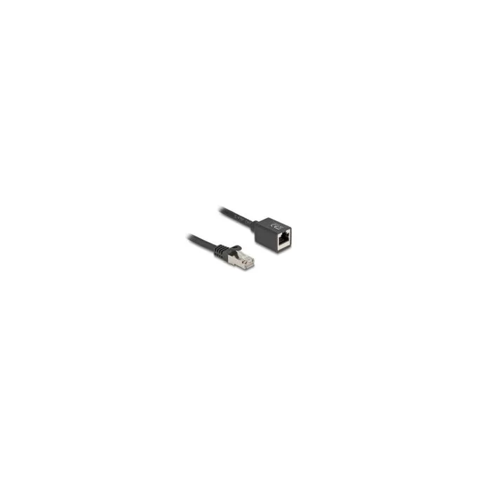 Delock Netzwerk Verlängerungskabel RJ45 Stecker zu RJ45 Buchse Cat.6A S FTP 7.5 m schwarz — image 2