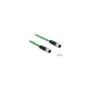 Delock Netzwerkkabel M12 D-kodiert 4 Pin Stecker zu Stecker TPU 5 m