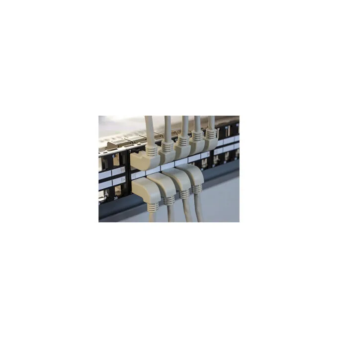 Delock Netzwerkkabel RJ45 Cat.5e SF UTP oben gewinkelt gerade 0.5 m — image 2