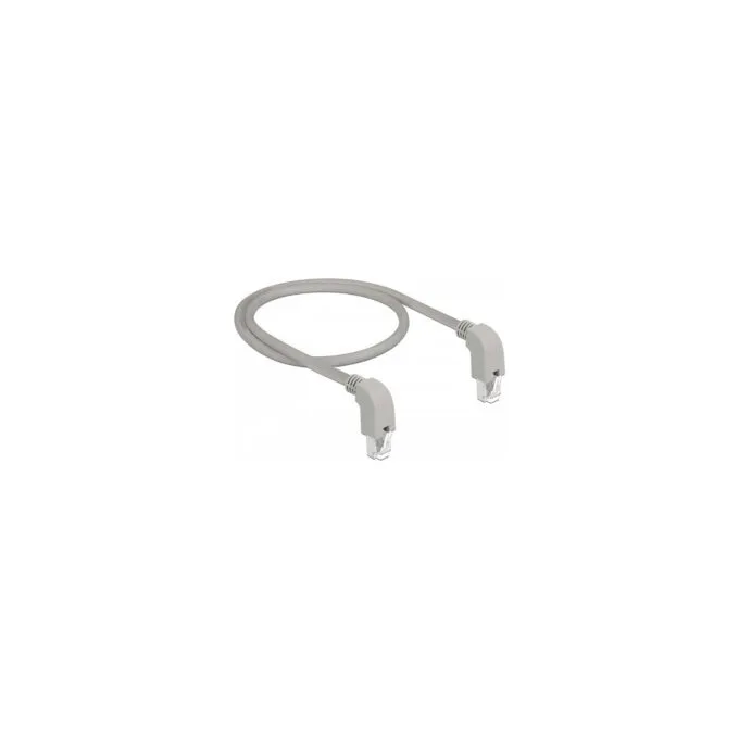 Delock Netzwerkkabel RJ45 Cat.5e SF UTP unten unten gewinkelt 1 m — image 2