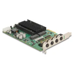 Delock PCI Express x4 Netzwerkkarte Gigabit LAN 4 x M12 mit PoE+ i350