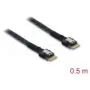 Delock PCIe 4.0 Kabel Slim SAS SFF-8654 4i zu Slim SAS SFF-8654 4i 0,5 m