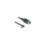 Delock PoweredUSB Kabel Stecker 12 V zu DC 5,5 x 2,1 mm Stecker gewinkelt 1 m