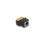 Delock RJ45 Buchse zu Terminalblock mit Drucktaster Adapter