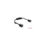 Delock RJ45 Kabel Buchse zu Buchse mit Schalter Cat.6 F UTP 0.3 m - Netzwerkschaltung schwarz