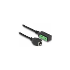 Delock RJ45 Kabel Cat.5e Buchse zu Terminalblock Adapter 21.5 cm