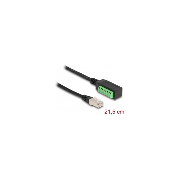Delock RJ45 Kabel Cat.5e Stecker zu Terminalblock Adapter 21.5 cm — image 3