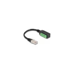 Delock RJ45 Kabel Cat.5e Stecker zu Terminalblock Adapter 21.5 cm