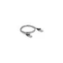 Delock RJ45 Kabel Cat.6A U FTP mit Metallmantel 1 m