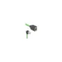Delock RJ45 Netzwerk Verlängerungskabel Cat.6A Stecker unten gewinkelt zu Buchse SF UTP schleppkettentauglich PUR (TP...