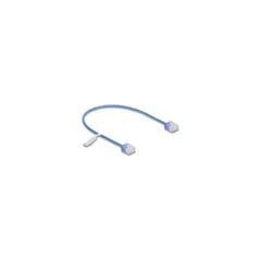 Delock RJ45 Netzwerkkabel Cat.6 UTP Ultra Slim 0.3 m blau mit kurzen Steckern