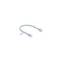 Delock RJ45 Netzwerkkabel Cat.6 UTP Ultra Slim 0.3 m blau mit kurzen Steckern