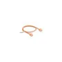 Delock RJ45 Netzwerkkabel Cat.6 UTP Ultra Slim 0.5 m orange mit kurzen Steckern