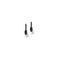 Delock RJ45 Netzwerkkabel Cat.6A S FTP 45° nach oben gewinkelt 0.25 m schwarz