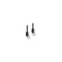 Delock RJ45 Netzwerkkabel Cat.6A S FTP 45° nach oben gewinkelt 0.25 m schwarz