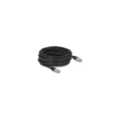 Delock RJ45 Netzwerkkabel Cat.6A S FTP PE Outdoor 10 m schwarz
