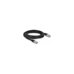 Delock RJ45 Netzwerkkabel Cat.6A S FTP PE Outdoor 3 m schwarz