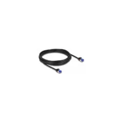 Delock RJ45 Netzwerkkabel Cat.6A S FTP Slim 5 m schwarz
