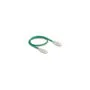 Delock RJ45 Netzwerkkabel Cat.6A Stecker zu Stecker mit gebogener Rastnase U FTP Slim 0.5 m grün