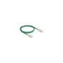 Delock RJ45 Netzwerkkabel Cat.6A Stecker zu Stecker mit gebogener Rastnase U FTP Slim 1 m grün