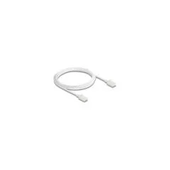 Delock RJ45 Netzwerkkabel Cat.6A Stecker zu Stecker mit robuster Rastnase Industrietauglich U UTP Slim 2 m weiß
