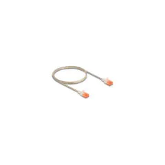 Delock RJ45 Netzwerkkabel Cat.6A U UTP Slim 1 m transparent