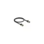 Delock RJ45 Netzwerkkabel Cat.8.1 F FTP Slim Pro 0.5 m schwarz