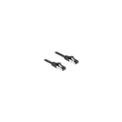 Delock RJ45 Netzwerkkabel Cat.8.1 S FTP 0.5 m bis 40 Gbps schwarz