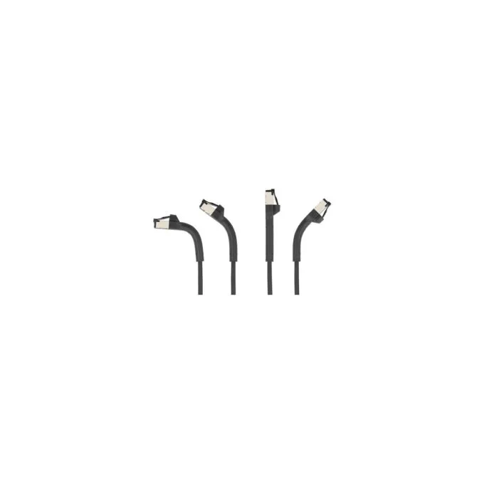 Delock RJ45 Slim Netzwerkkabel Cat.6A U FTP winkelbar schwarz 5 m — image 2