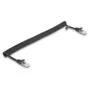 Delock RJ45 Spiralkabel Stecker zu Stecker Cat.5e 1 m schwarz