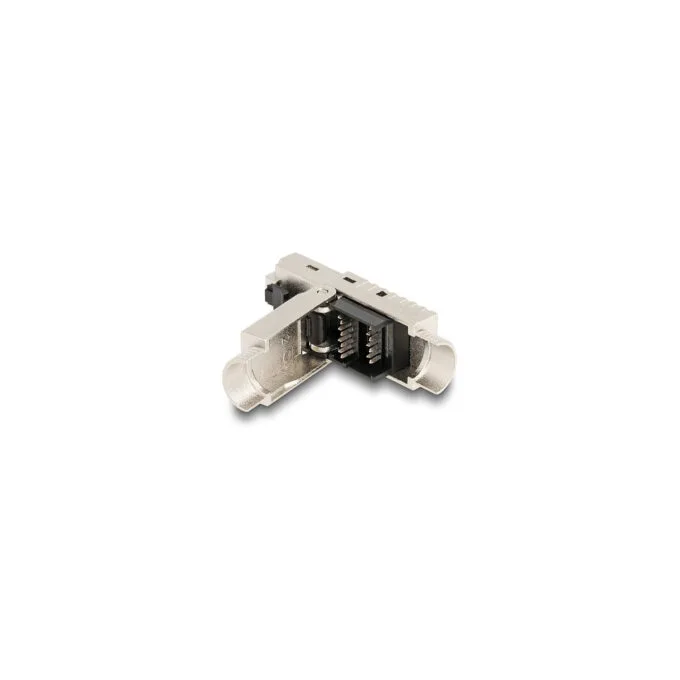 Delock RJ45 Stecker feldkonfektionierbar Cat.6A mit Kabelverschraubung und Staubschutz werkzeugfrei — image 2