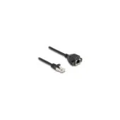 Delock RJ50 Verlängerungskabel Stecker zu Buchse S FTP 5 m schwarz