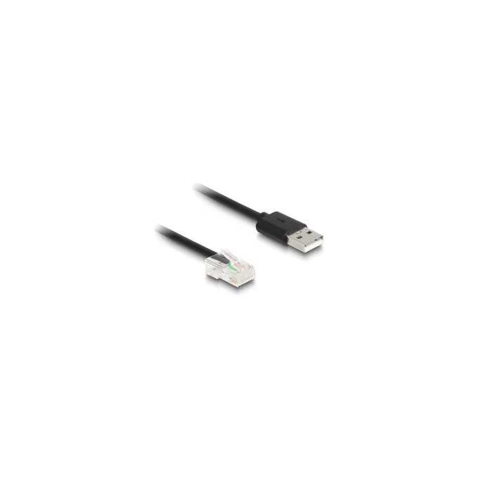 Delock RJ50 zu USB 2.0 Typ-A Barcode Scanner Spiralkabel 2 m — image 2