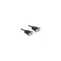 Delock RS-232 Kabel Seriell D-Sub 9 Buchse zu Buchse Nullmodem mit schmalem Steckergehäuse - Full Handshaking - 1 m