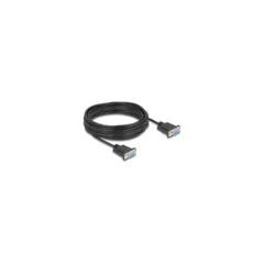 Delock RS-232 Kabel Seriell D-Sub9 Buchse zu Buchse mit schmalem Steckergehäuse 10 m