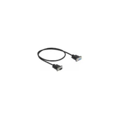 Delock RS-232 Kabel Seriell D-Sub9 Stecker zu Buchse mit schmalem Steckergehäuse 0.5 m